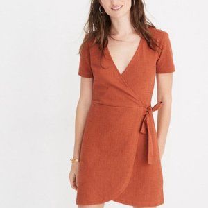 Madewell Texture and Thread Faux Wrap Dress